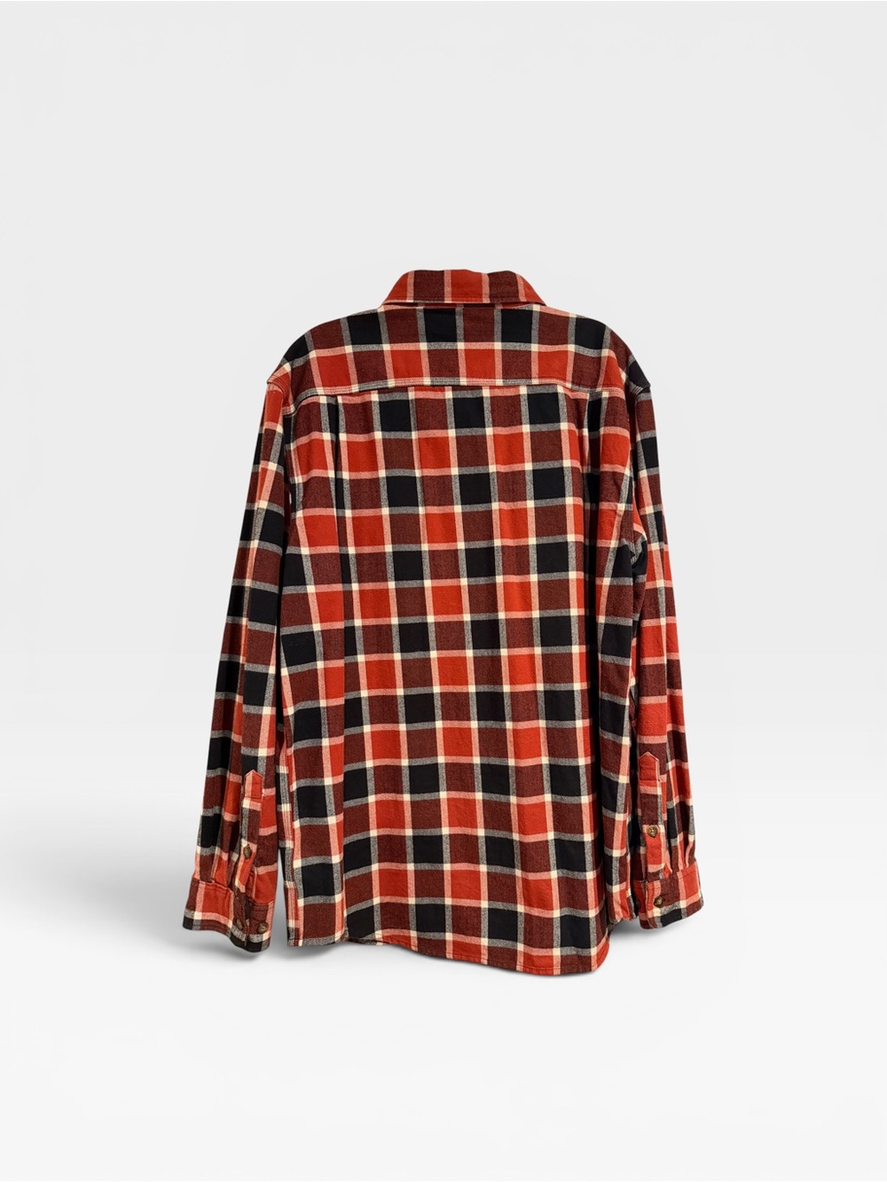 CARHARTT® RUGGED FLEX® RELAXED FIT FLANNEL FLEECE-LINED PLAID SHIRT - Picture 4 of 6